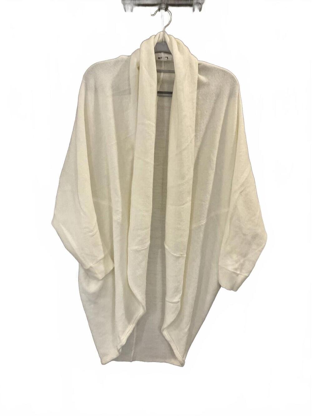 BB Dakota Womens Beige Long Sleeve Open Front Sweater Size M